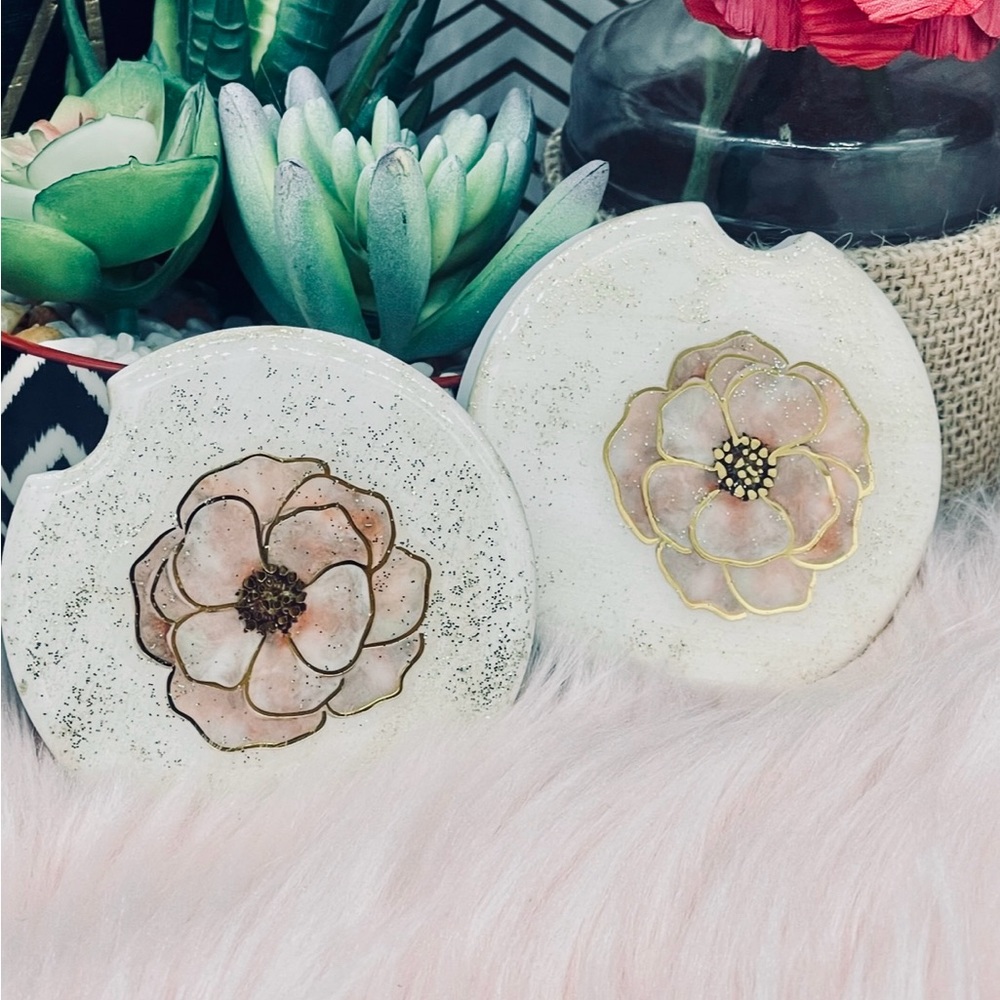 Hand made ceramic Car coasters